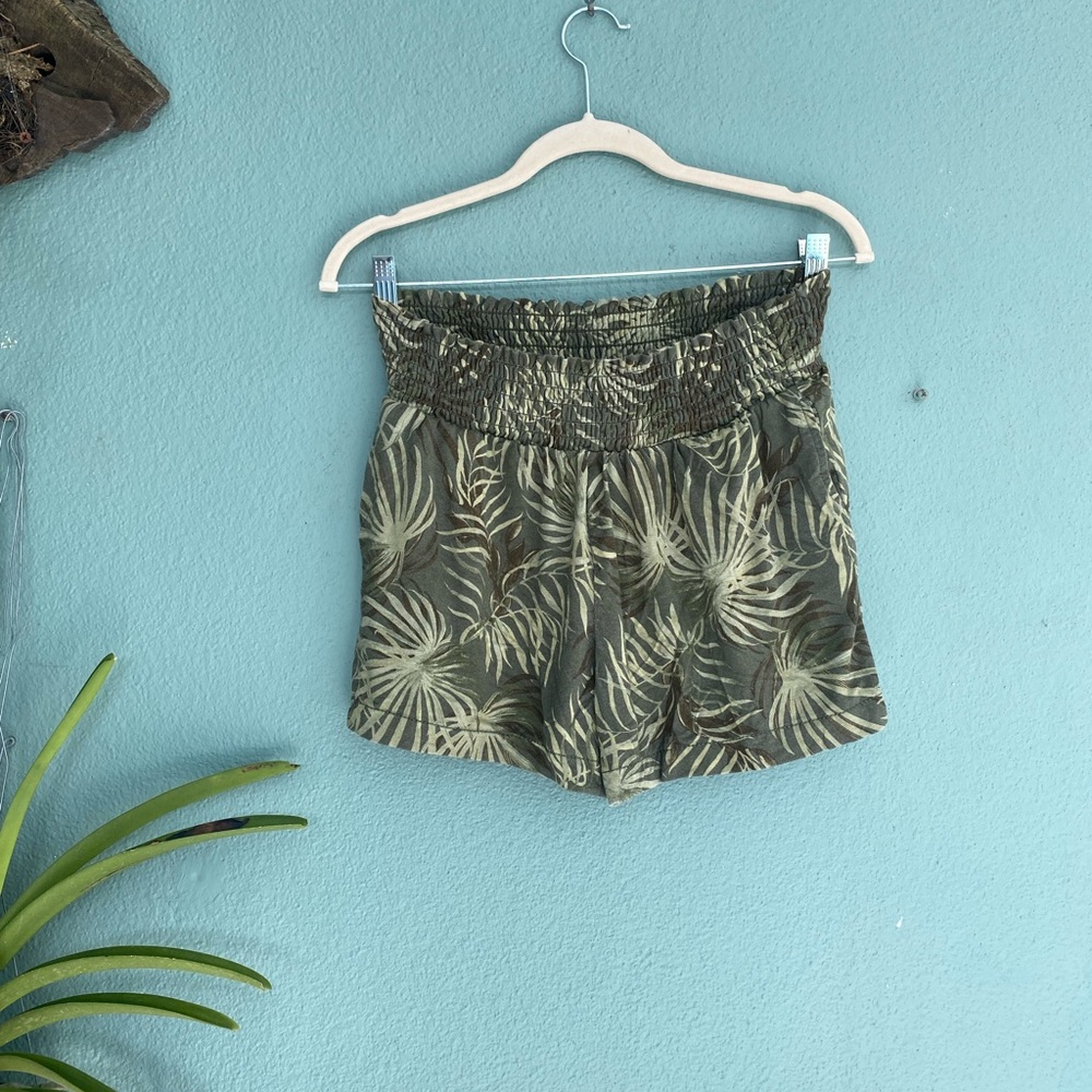 Time and True Palm Tree Shorts